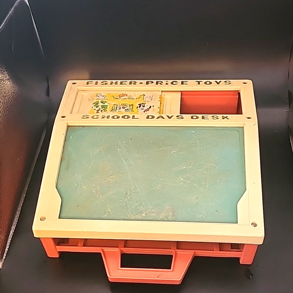 Vintage Fisher Price School Days Desk